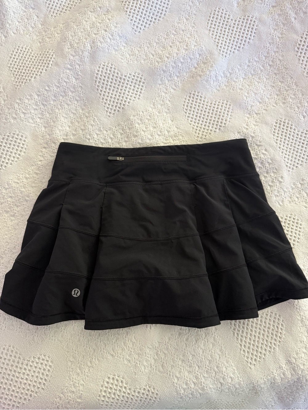 lululemon athletica Black Flared Athletic Skirt